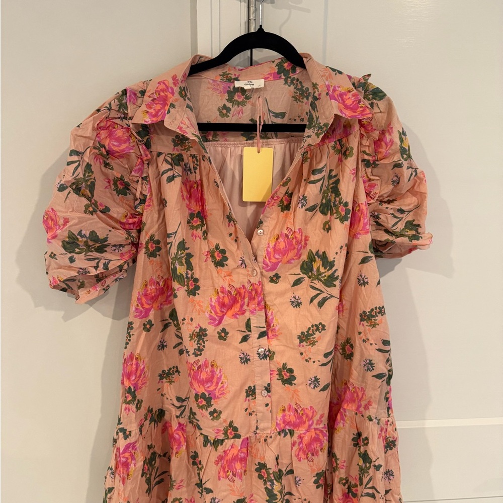 Floral Puff Sleeve Dress